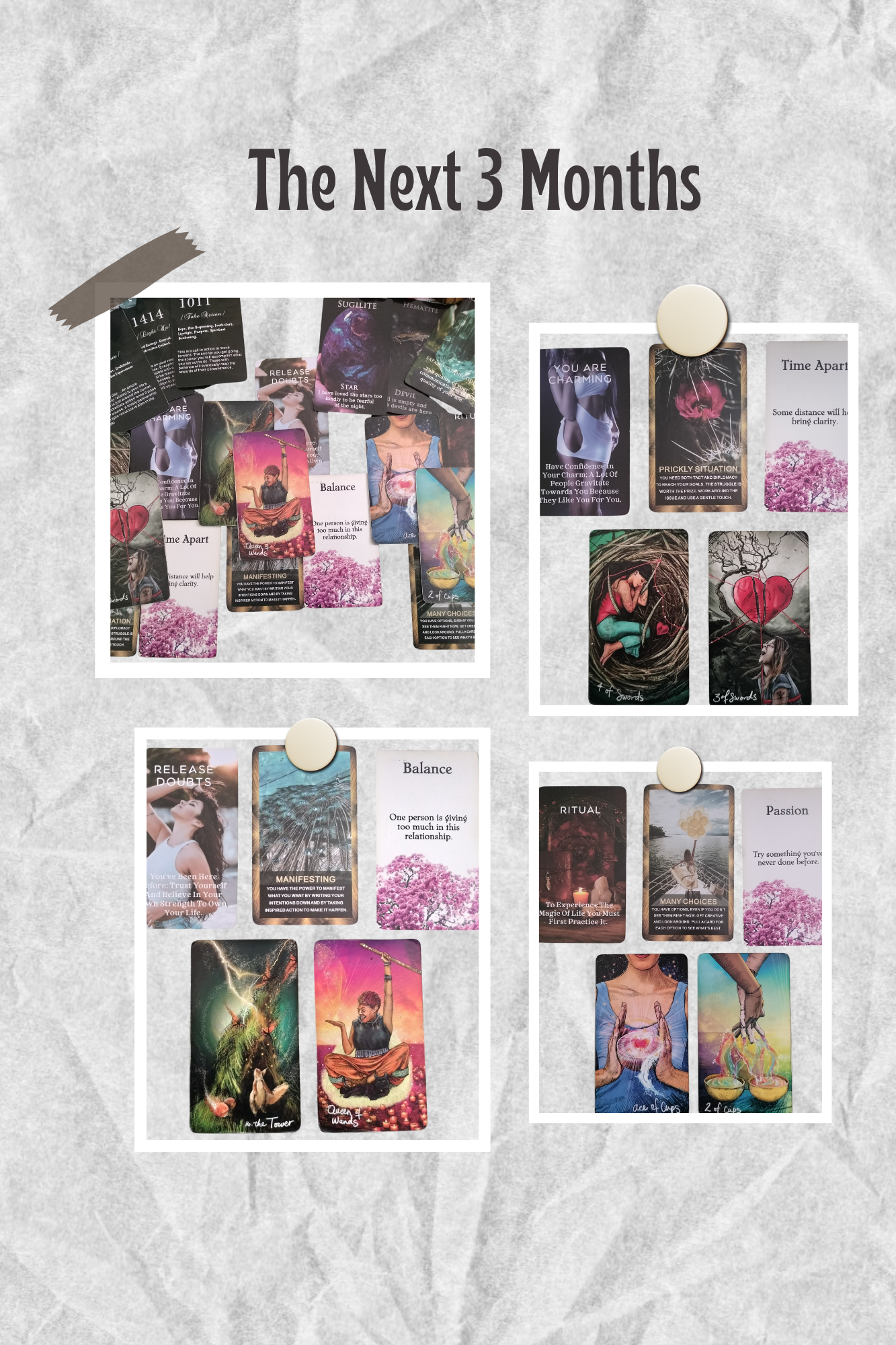 3-Month Forecast: In-Depth Pre-Recorded Tarot & Oracle Reading