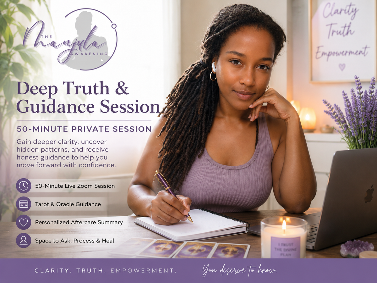 DEEP TRUTH & GUIDANCE SESSION
50-Minute Private Session
