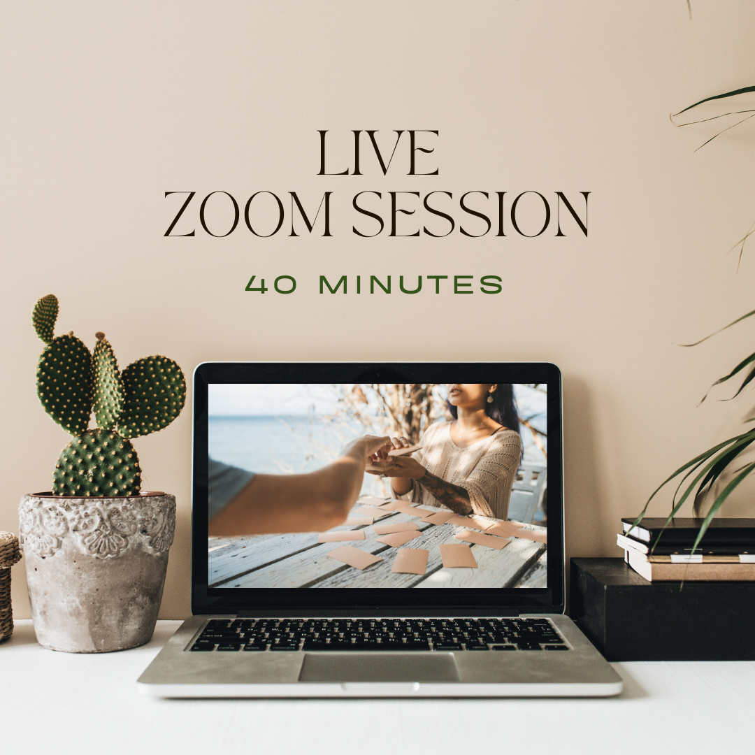 40-Minute Live Zoom Tarot & Oracle Reading: Unlock Your Potential with Keana