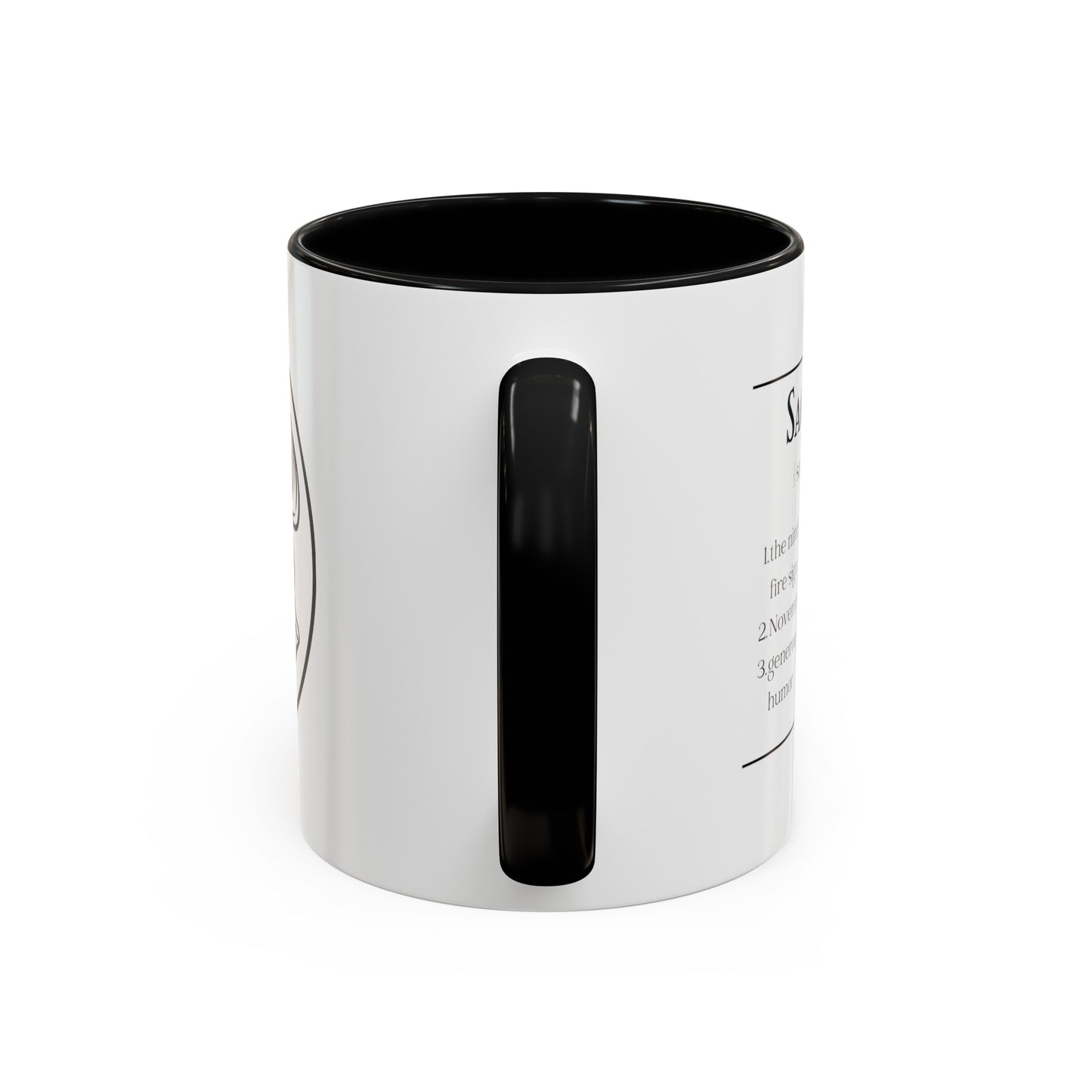 Sagittarius Accent Coffee Mug ( Black )