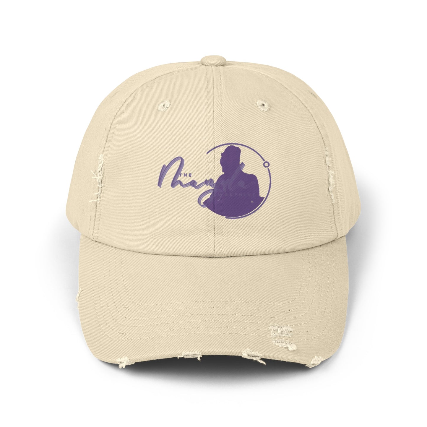 The Manjula Awakening Logo Distressed Cap Unisex