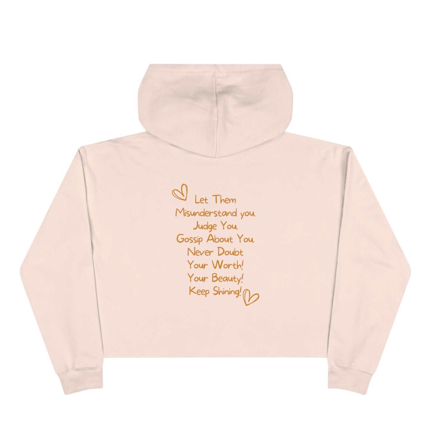 "Let Them" Crop Hoodie