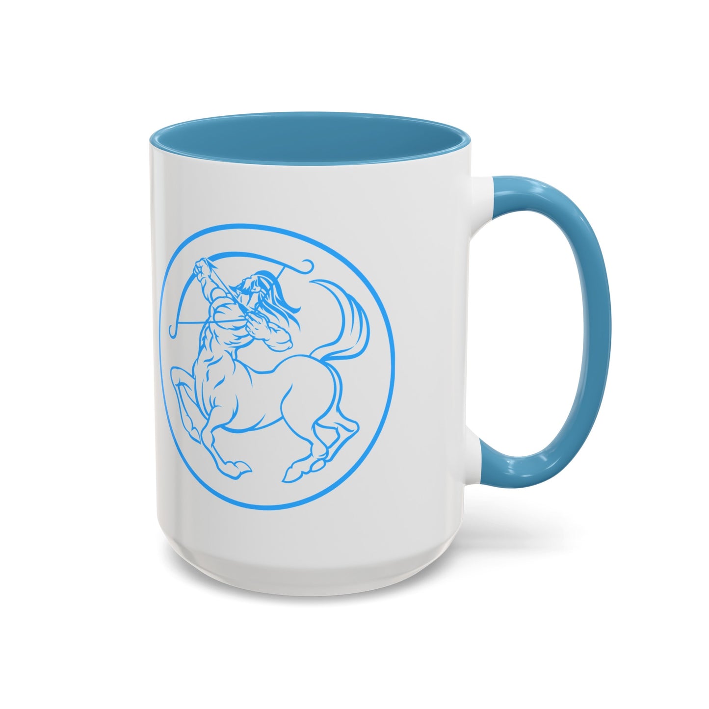 Sagittarius Accent Coffee Mug ( Blue )