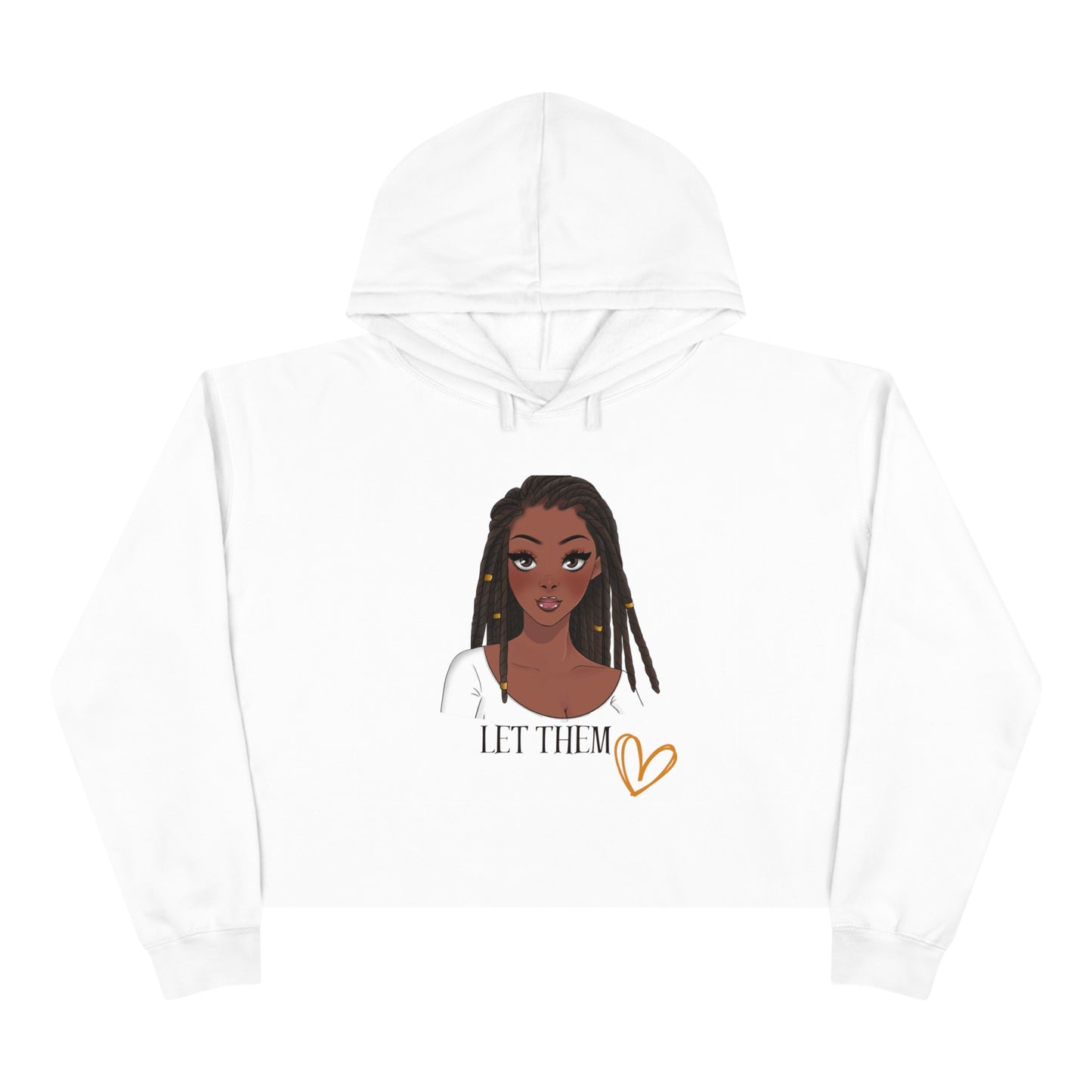 "Let Them" Crop Hoodie