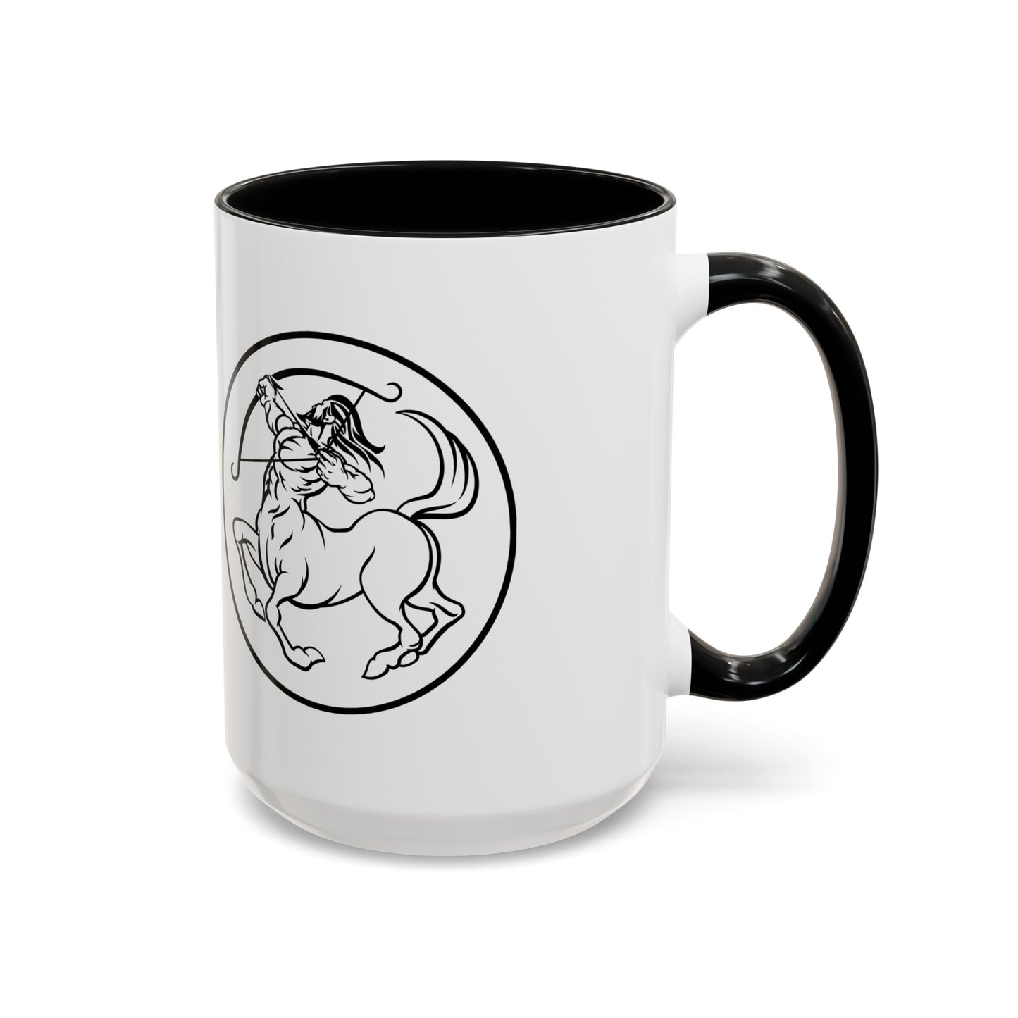 Sagittarius Accent Coffee Mug ( Black )