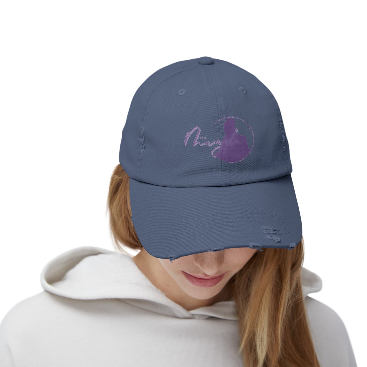 The Manjula Awakening Logo Distressed Cap Unisex