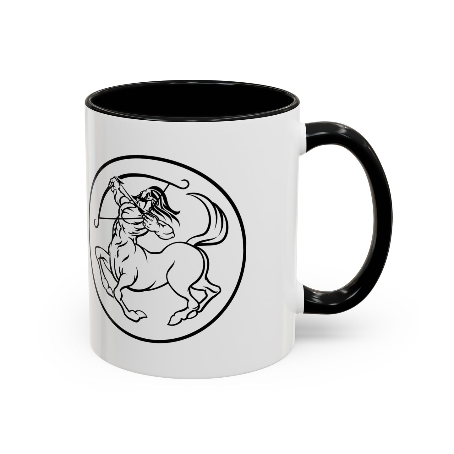 Sagittarius Accent Coffee Mug ( Black )