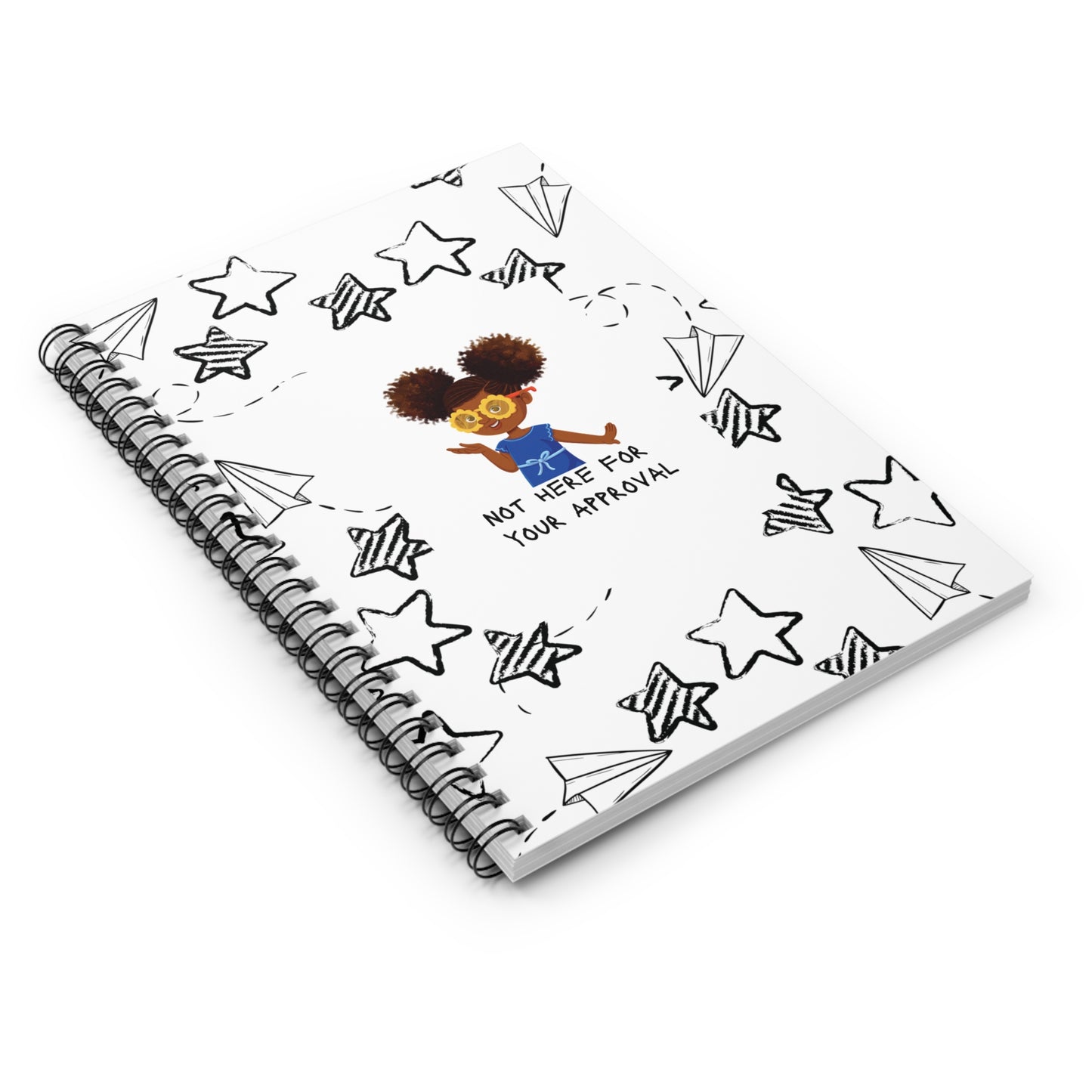 "Girl Resilience" Spiral Notebook - Ruled Line