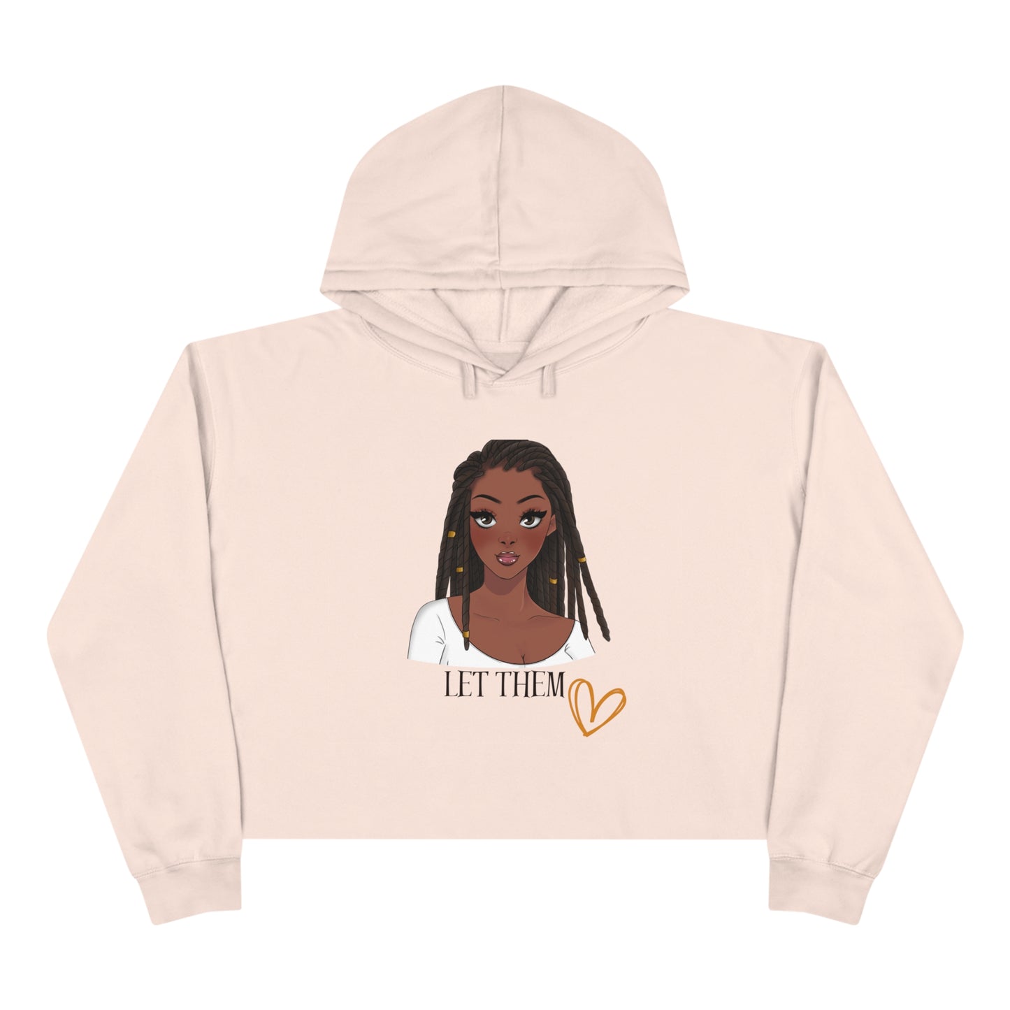 "Let Them" Crop Hoodie