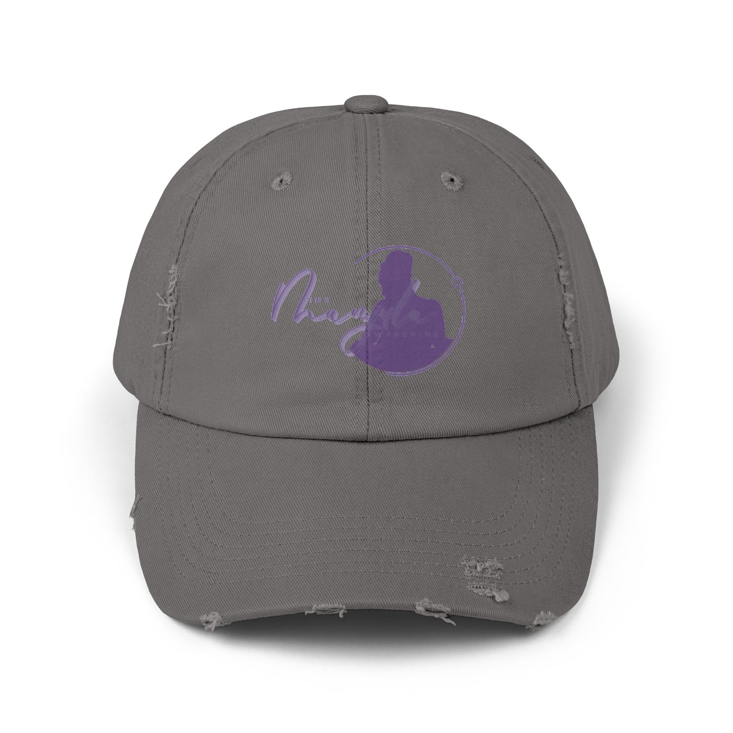 The Manjula Awakening Logo Distressed Cap Unisex