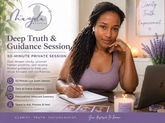 DEEP TRUTH & GUIDANCE SESSION
50-Minute Private Session