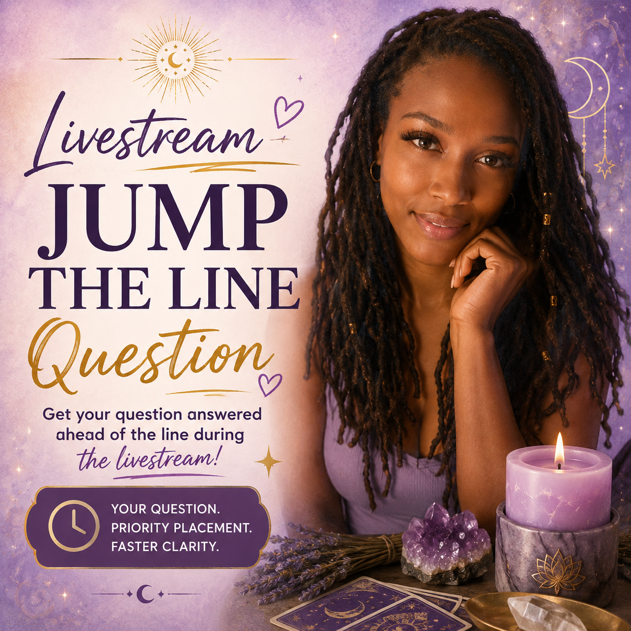 LIVESTREAM Question Jump the Line